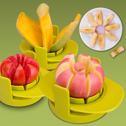 Fruit slicer with base (3 shapes)